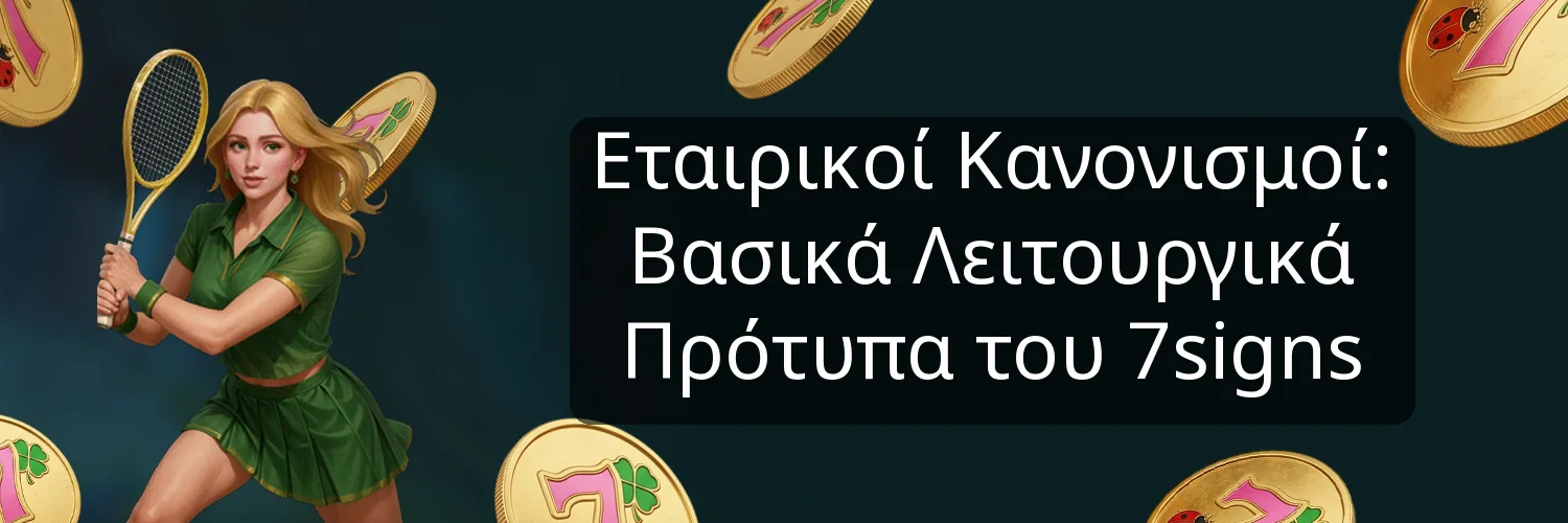 Εταιρικοί Κανονισμοί: Βασικά Λειτουργικά Πρότυπα του 7signs